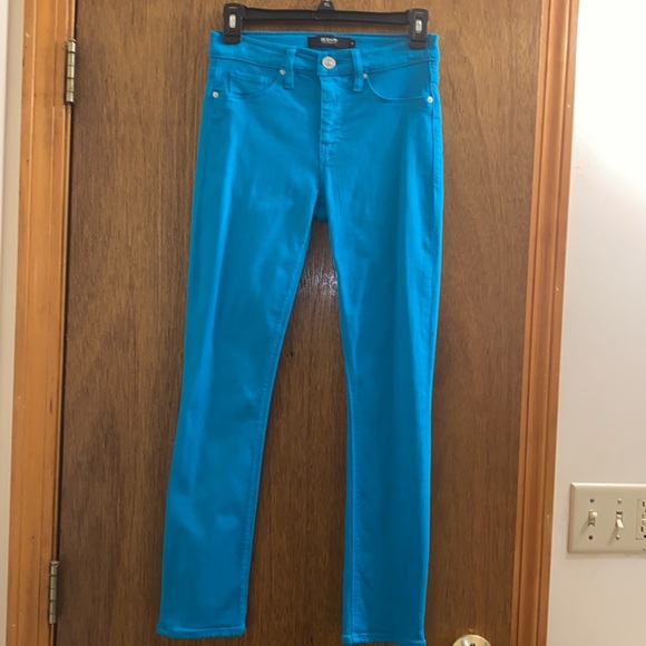 💙💚💙EUC Hudson Turquoise Nico Skinny Jeans - Picture 4 of 10